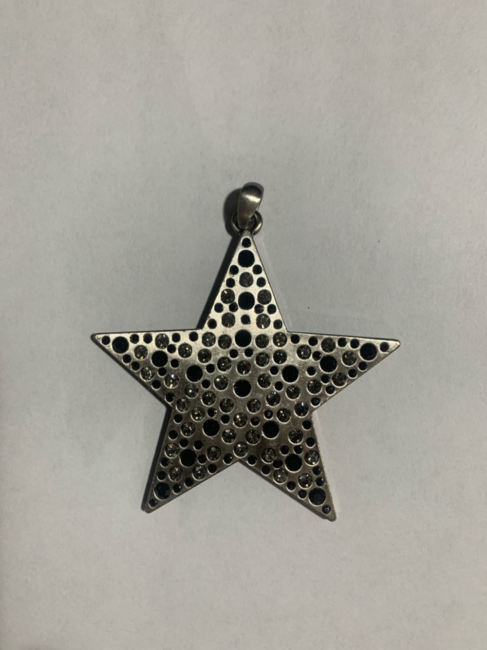 Silver Star Pendant Necklace Charm